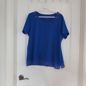 Reitmans blue top//B2B